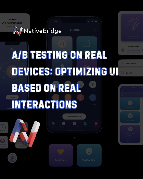 A/B Testing on Real Devices: Optimizing UI Based on Real Interactions
